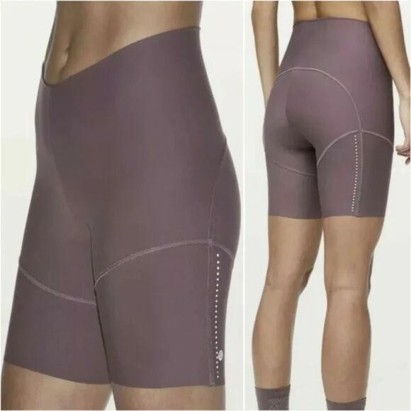 Lululemon City To Summit Cycling Shorts Womens, Medium Mauve Purple Padded Biker - Picture 1 of 11